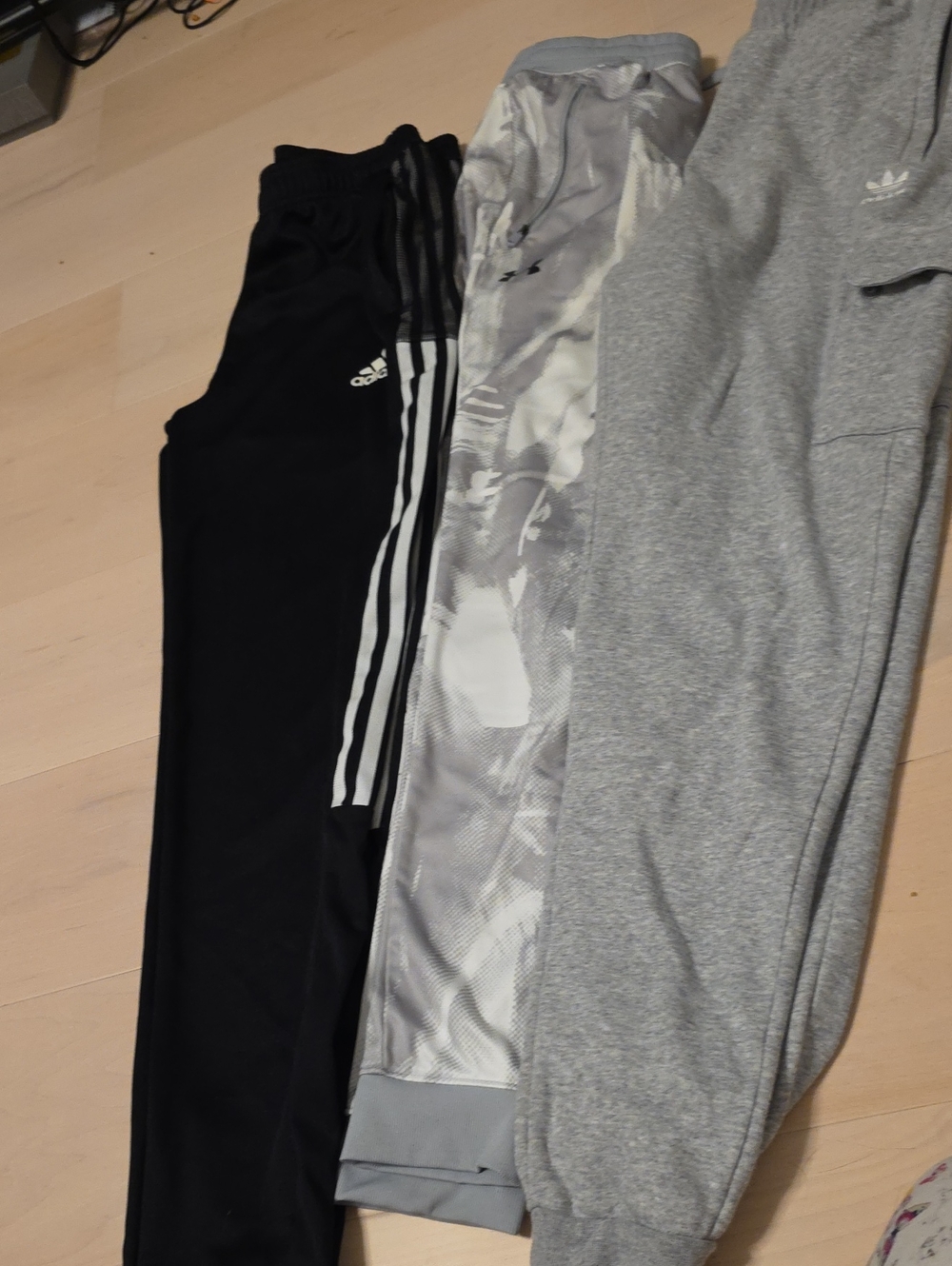 Adidas Kids' Black and Gray Track Pants Pack - Comfortable Athletic Bottoms